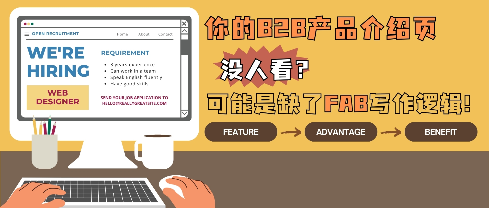 你的獨(dú)立站、官網(wǎng)B2B產(chǎn)品介紹頁沒人看？可能是缺了這套寫作邏輯